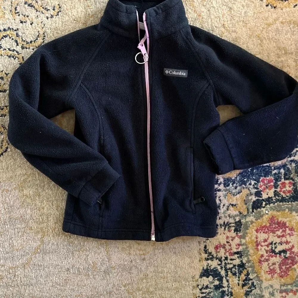 Columbia Girls’ Fleece Jacket – Size Small (7/8)